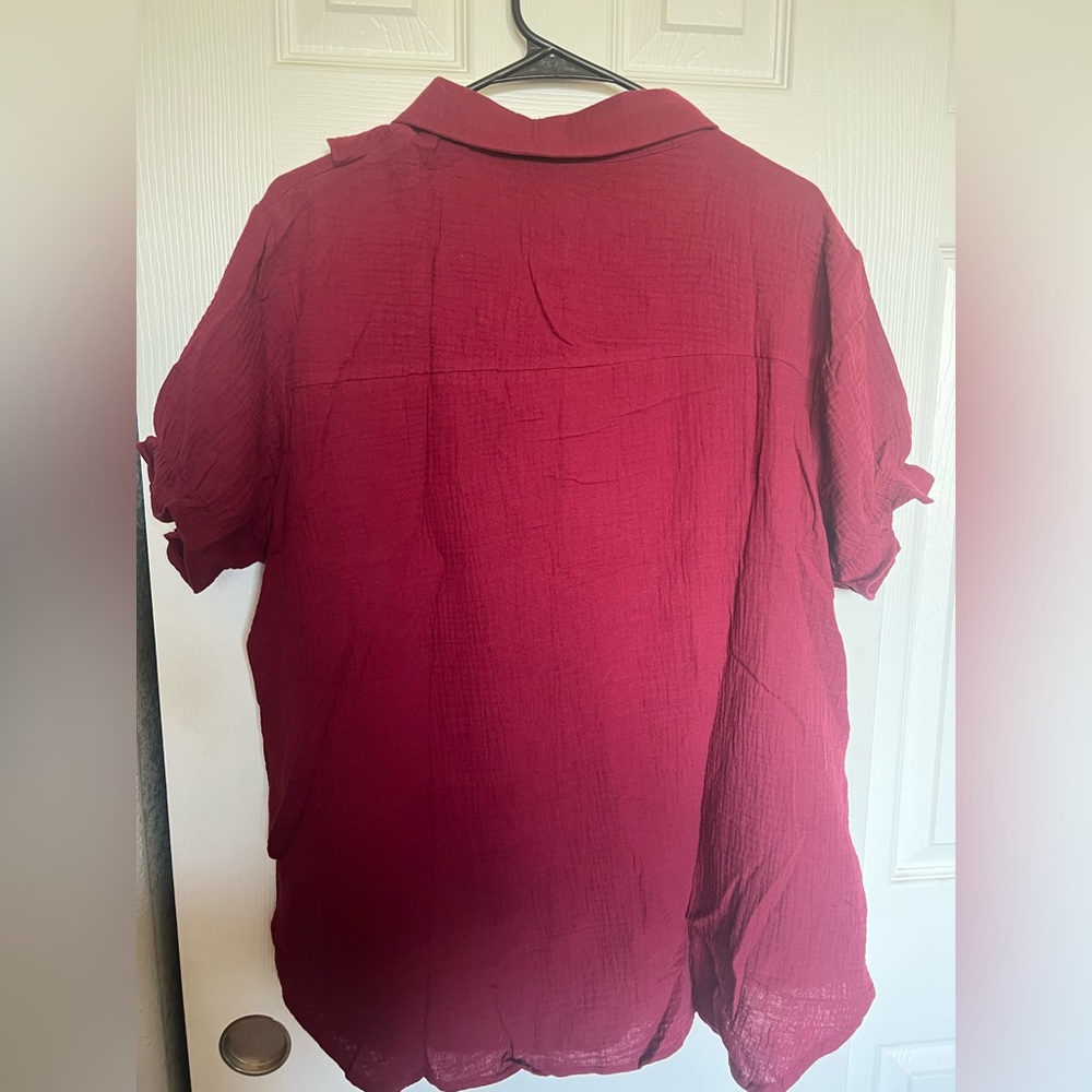 Western core red button down - Picture 2 of 4